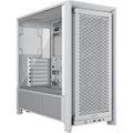 CORSAIR 4000D RS White Mid-Tower PC Case for Easy Builds Corsair
