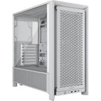 CORSAIR 4000D RS White Mid-Tower PC Case for Easy Builds Corsair