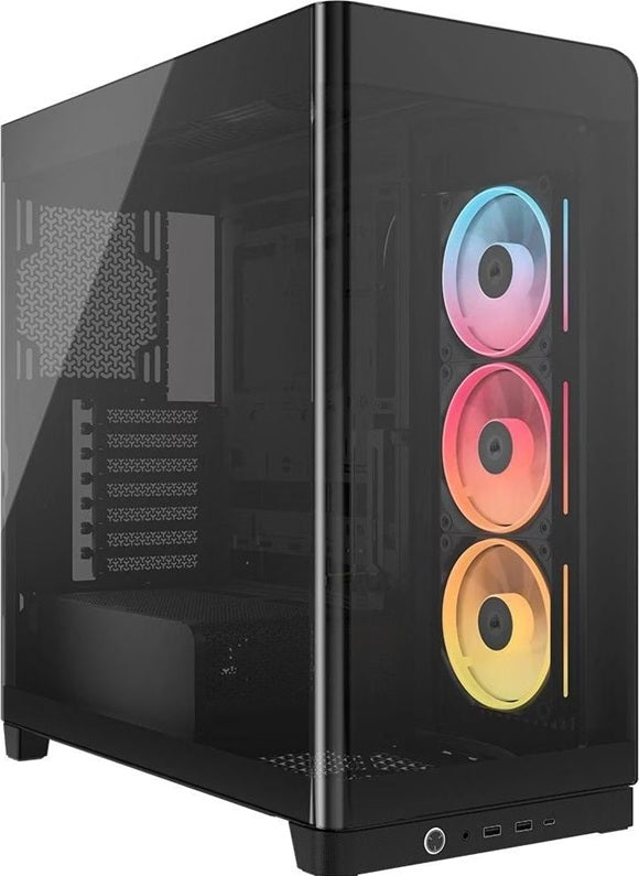 Corsair 4500X LX-R RGB Mid-Tower PC Case - Panoramic Glass, Black