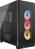 Corsair 4500X LX-R RGB Mid-Tower PC Case - Panoramic Glass, Black
