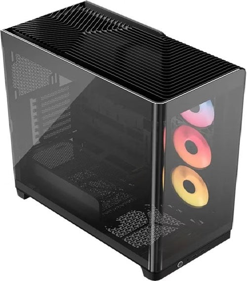 Corsair 4500X LX-R RGB Mid-Tower PC Case - Panoramic Glass, Black