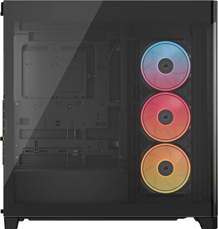 Corsair 4500X LX-R RGB Mid-Tower PC Case - Panoramic Glass, Black