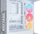 Corsair 4500X LX-R RGB White Mid-Tower PC Case - Panoramic Glass