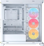 Corsair 4500X LX-R RGB White Mid-Tower PC Case - Panoramic Glass