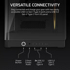 Corsair FRAME 4500X ARGB Mid-Tower PC Case - Panoramic Glass, Black