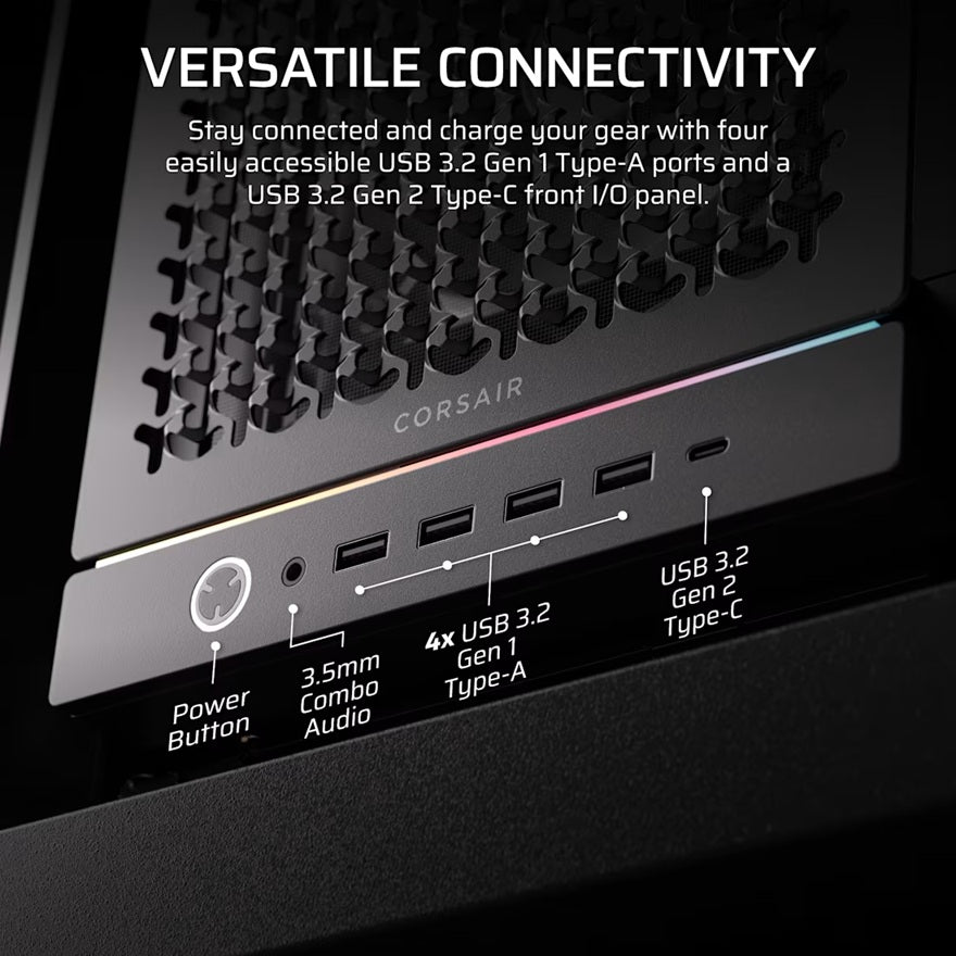 Corsair 5000D RS High-Airflow ATX PC Case - Black