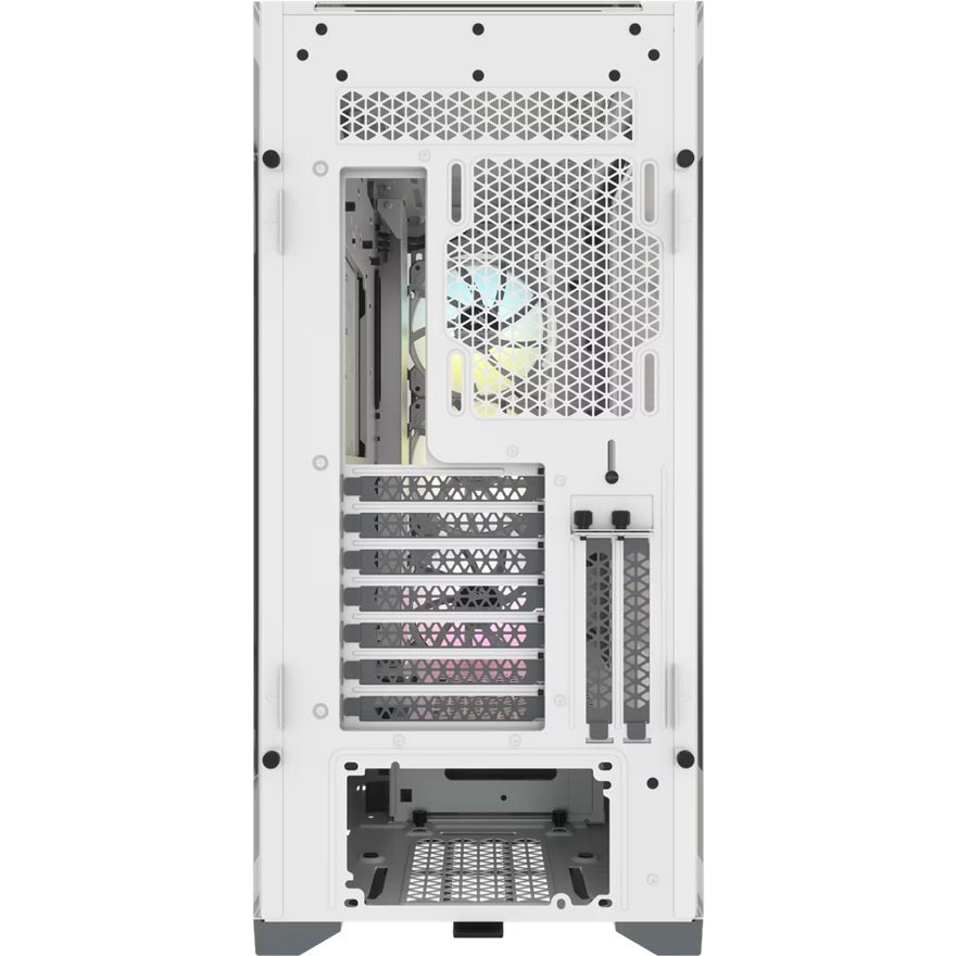 CORSAIR iCUE 5000X RGB White Mid-Tower PC Case - Tempered Glass