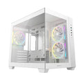 CG330 3F WH Panoramic Micro-ATX PC Case | Dual Chamber, ARGB Fans