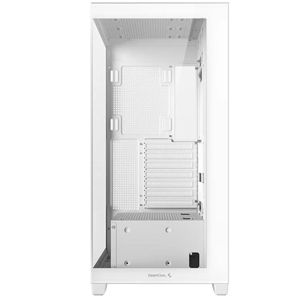 CG580 WH White Panoramic PC Case | Tempered Glass