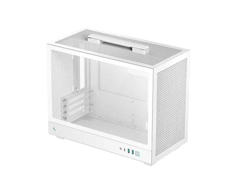 DeepCool CH160 PLUS WH: Compact Micro-ATX & ITX PC Case with 240mm AIO Support DEEPCOOL