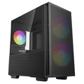 Compact RGB PC Case with Tempered Glass & USB-C