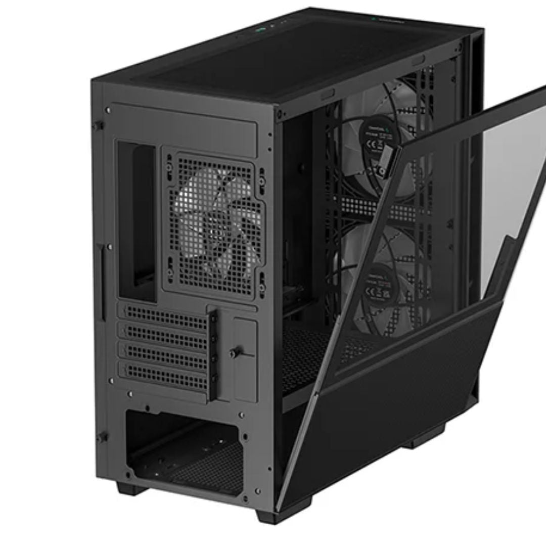 Compact RGB PC Case with Tempered Glass & USB-C