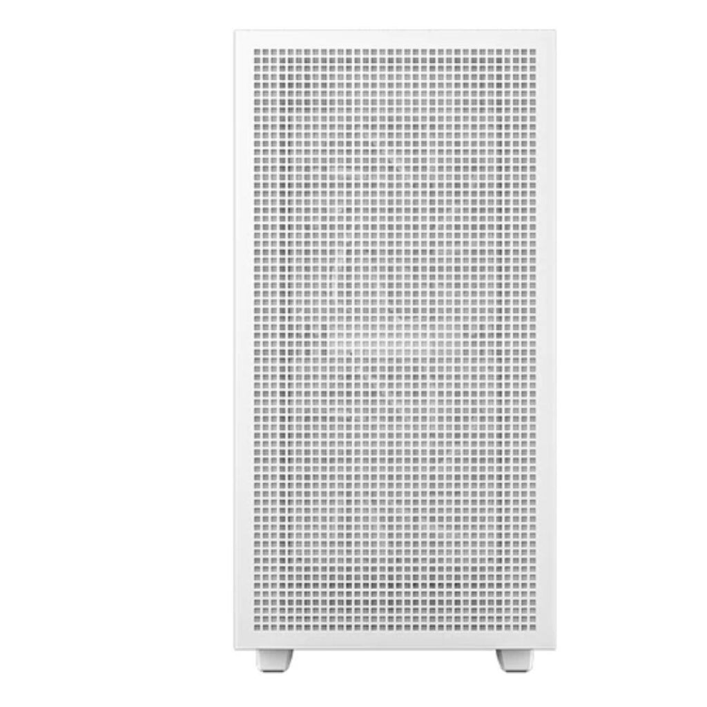 White M-ATX Gaming PC Case with ARGB & Tempered Glass