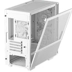 White M-ATX Gaming PC Case with ARGB & Tempered Glass