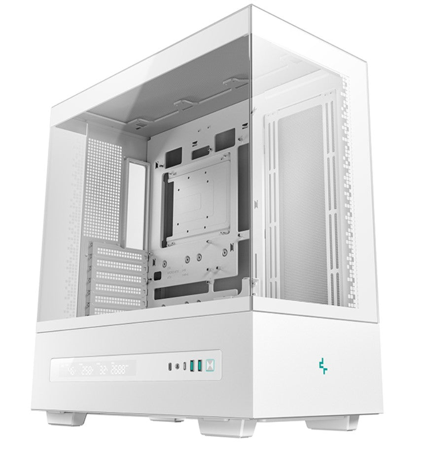 CH690 Digital WH: White Gaming PC Case with Glass Panel