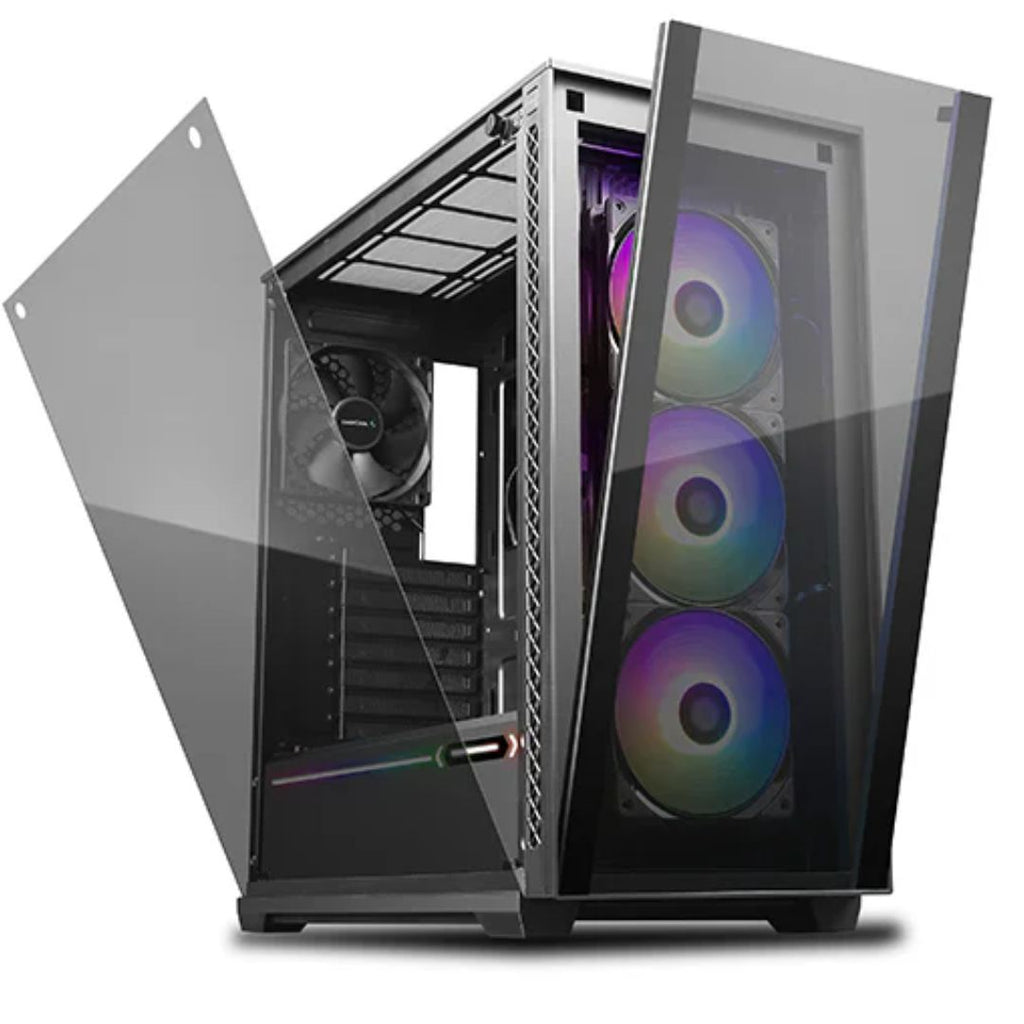 Deepcool MATREXX 70 ARGB Mid-Tower PC Case - Tempered Glass & RGB Fans