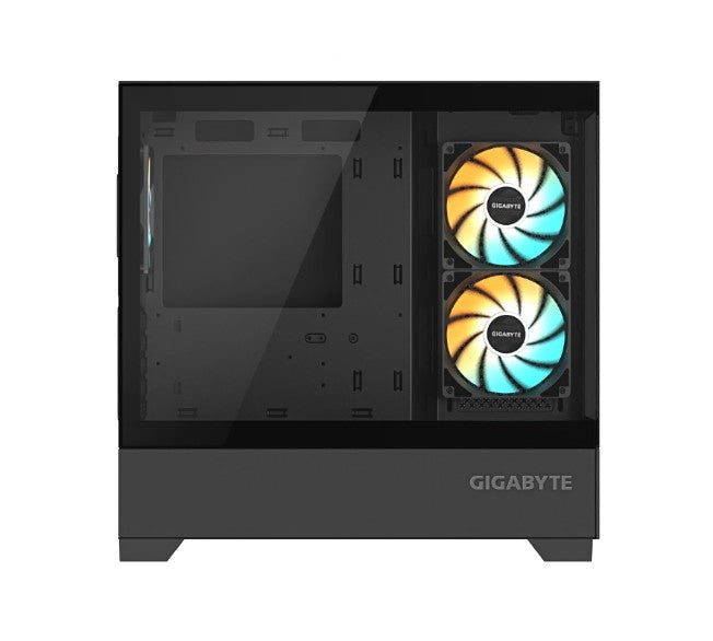 Gigabyte C201 PANORAMIC Mid Tower PC Case - Black ARGB Glass