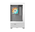 Gigabyte C201PI White Mid Tower PC Case with Tempered Glass & ARGB Fans