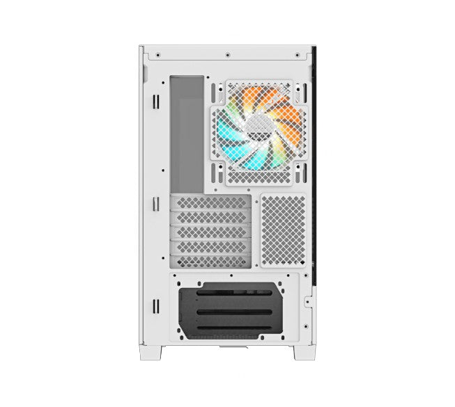 Gigabyte C201PI White Mid Tower PC Case with Tempered Glass & ARGB Fans