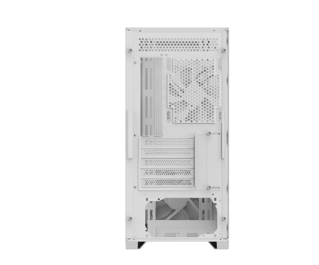 GIGABYTE C102 GLASS ICE White Mid Tower PC Case