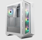 MSI MPG GUNGNIR 110R White Mid-Tower Gaming PC Case - ARGB & USB-C