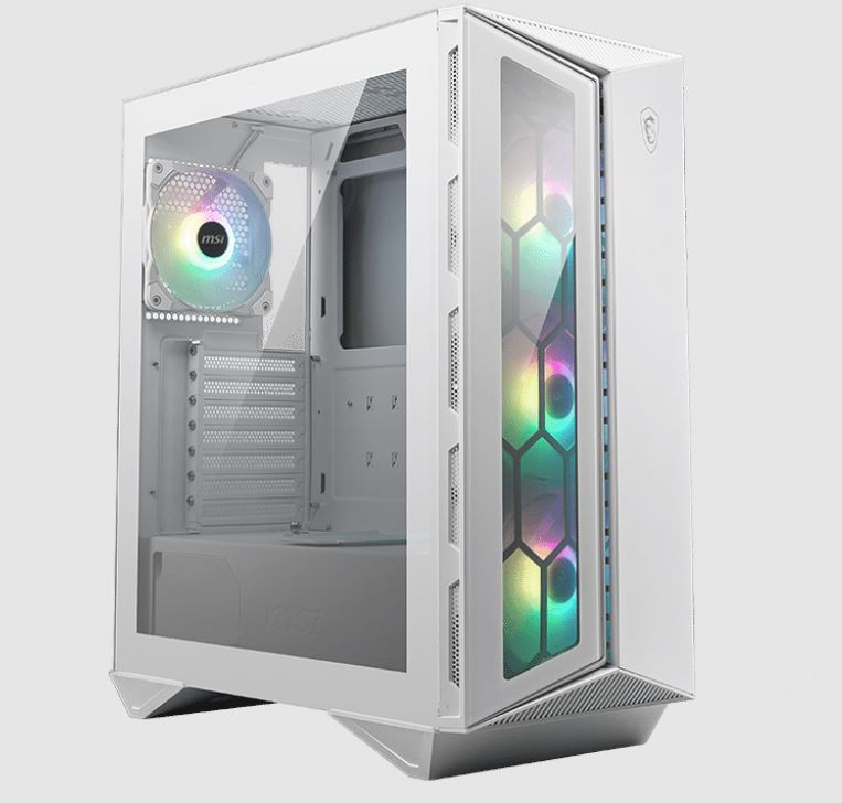 MSI MPG GUNGNIR 110R White Mid-Tower Gaming PC Case - ARGB & USB-C