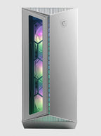 MSI MPG GUNGNIR 110R White Mid-Tower Gaming PC Case - ARGB & USB-C