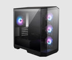 MSI MAG PANO 100R PZ Black Mid-Tower PC Case with ARGB Fans