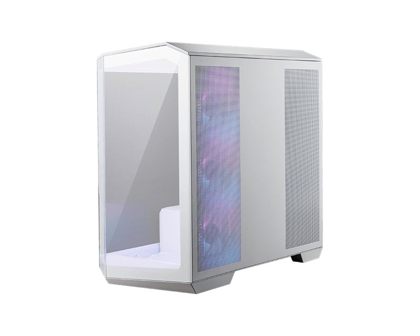 MSI MAG PANO M100R PZ White mATX Panoramic Back-Connect Case