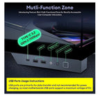 OKINOS Aqua 9 ATX PC Case: 270° Glass, 5 ARGB Fans, Type-C Port OKINOS