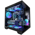 OKINOS Mirage 4 ARGB mATX PC Case - Panoramic Tempered Glass Mini Tower