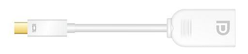 Short Mini DisplayPort to DisplayPort Adapter Cable - 15cm Cabac