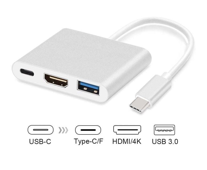 USB-C to HDMI Adapter with Charging | Connect Monitor & Charge Laptop