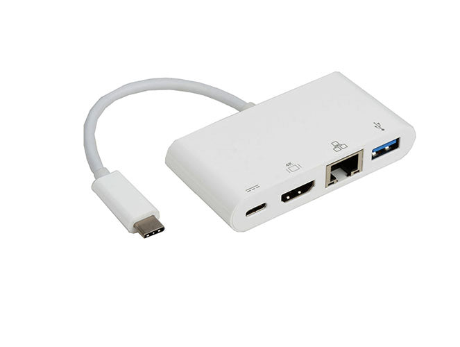 USB-C Multiport Hub: HDMI, Gigabit Ethernet, USB 3.0 & Charge