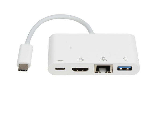 USB-C Multiport Hub: HDMI, Gigabit Ethernet, USB 3.0 & Charge