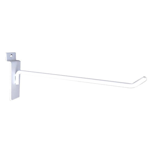 8ware Universal Slat Wall Peg Board Hooks for Retail Shop Displays - 15cm 