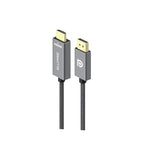 8ware 2m DisplayPort to HDMI 1.4v 1080p Braided Cable for PC Monitor 