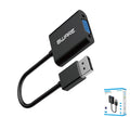 8ware DisplayPort (DP) to VGA Adapter Cable - Gold-Plated for PC & Monitor 