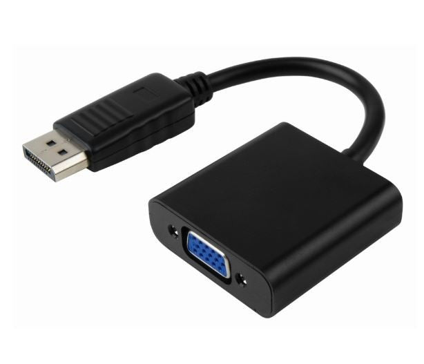 DisplayPort to VGA Cable 20cm - Connect PC/Laptop to Monitor