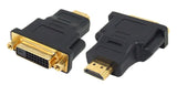 DVI-D Female to HDMI Male Adapter | Connect Monitors & TVs (GC-DVIHDMI) 