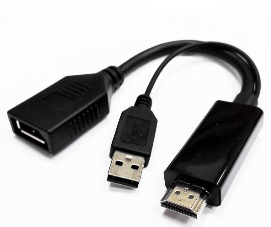 GC-HDMIDP-2U HDMI to DisplayPort Adapter 4K 60Hz USB Powered 8ware
