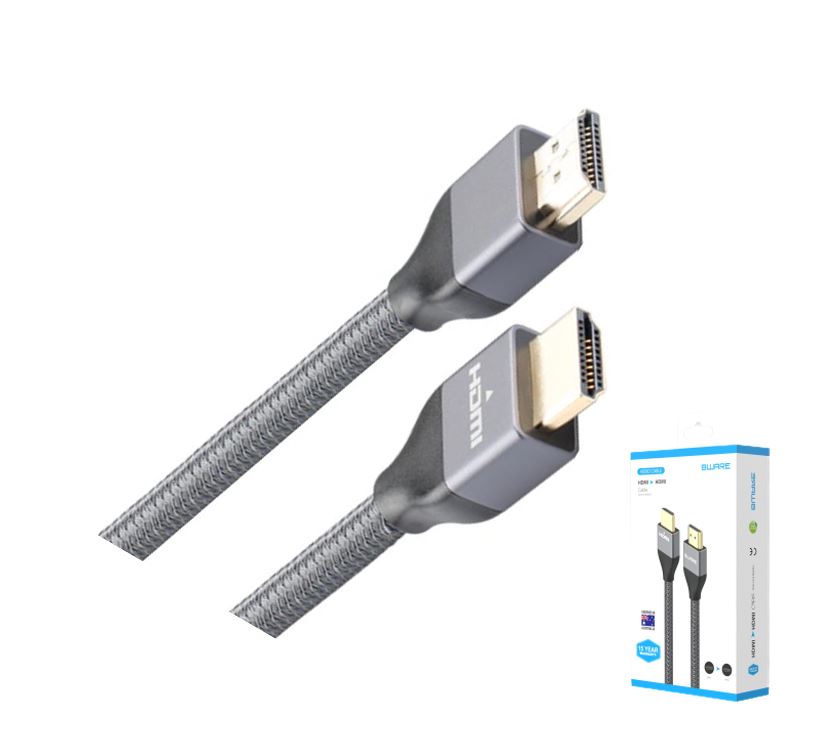 8Ware Premium HDMI 2.0 Cable - 4K UHD, High Speed, HDR, Ethernet ARC
