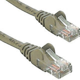 8ware 25cm Premium CAT5e Ethernet Cable - Grey RJ45 Patch Cord 