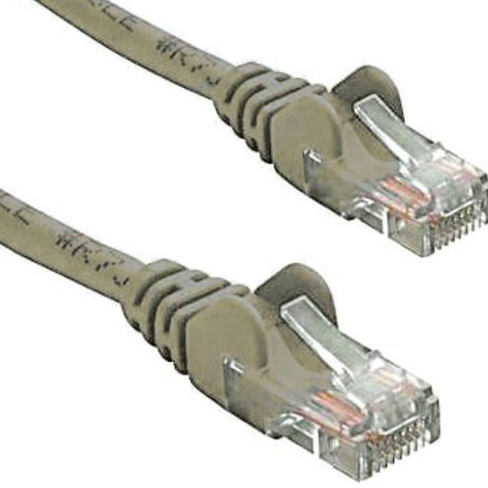 8ware 25cm Premium CAT5e Ethernet Cable - Grey RJ45 Patch Cord 