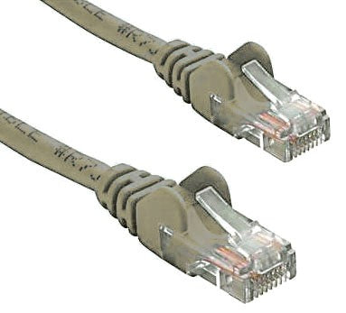 8ware CAT5e Ethernet Cable 2m - Grey RJ45 Patch Cord 