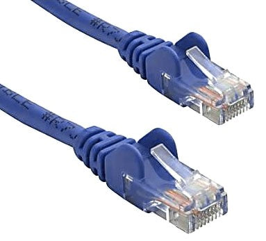 8ware CAT5e Blue Ethernet Cable 50m - Network Patch Cord 