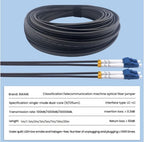 8ware 3m LC-LC OS2 Single Mode Armoured LSZH Duplex Fibre Cable
