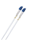 8ware 7m LC-LC OS2 Single Mode Dual-Core Fibre / Fiber Optic Cable UPC Duplex Armoured Low Smoke Zer - CB8W-LCUPCWHITE-7M
