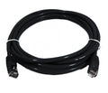 8Ware Black CAT6 Ethernet Cable 0.25m - Premium RJ45 Patch Cord 