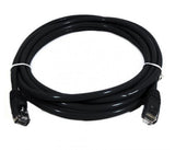 8Ware CAT6 Cable 0.25m - Black Premium RJ45 Ethernet Network LAN UTP Patch Cord 26AWG CU Jacket 